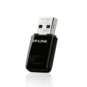 a black usb device with white textTP-Link 300Mbps Wireless N Mini USB Adapter