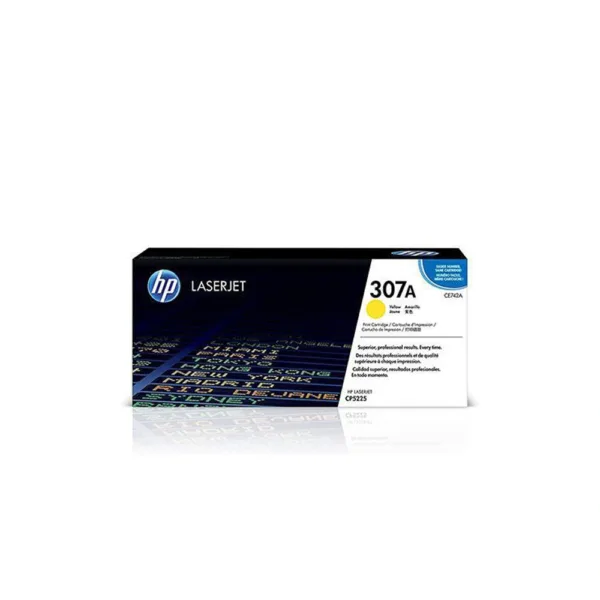HP® 307A Yellow LaserJet Toner Cartridge (CE742A)