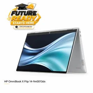 HP OmniBook X Flip 14-fm0013dx 2-in-1 AI Laptop – Intel Core Ultra 5 226V, 16GB RAM, 512GB SSD, 14-Inch 2K Touchscreen, Windows 11 Home