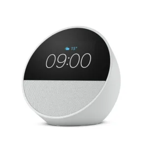 Echo Spot, Smart alarm clock with vibrant sound + Alexa