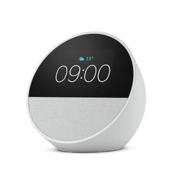 Echo Spot, Smart alarm clock with vibrant sound + Alexa