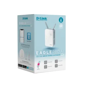 D-Link E15 Eagle Pro AI Mesh WiFi 6 Range Extender AX1500