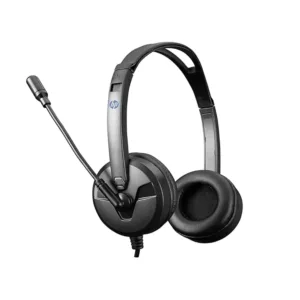 HP DHE-8009 Gaming Stereo Headphone with Mic, Black, Wired