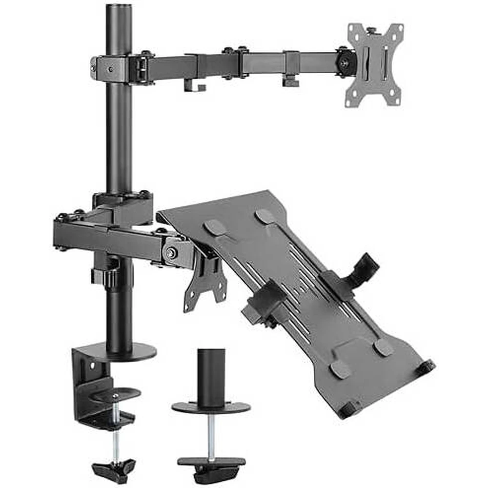 Newstar_LDT12C1M2KN_1000x1000 Newstar 91-LDT12C1M2KN Monitor Arm with Laptop Mount