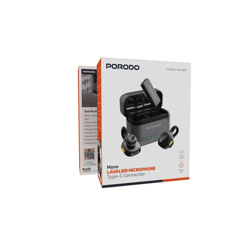 Porodo Movo Lavalier Microphone 1 Porodo Movo Lavalier Microphone