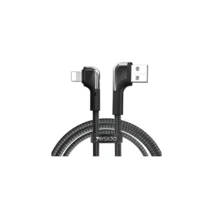 YESIDO Dual Right Angle Lightning Data Cable